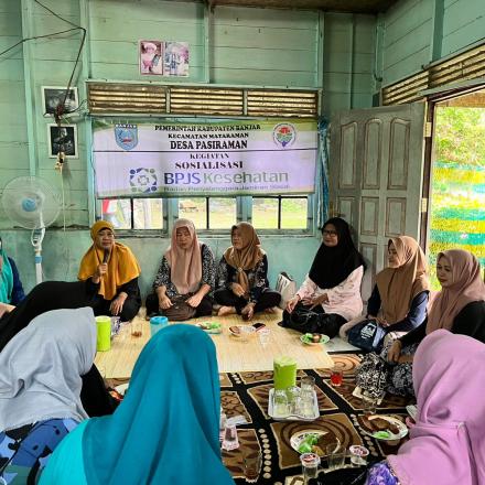 Kegiatan Sosialisasi BPJS Kesehatan di Desa Pasiraman